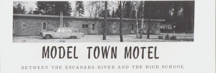 Model Towne Inn (Model Town Motel) - Yearbook Ad